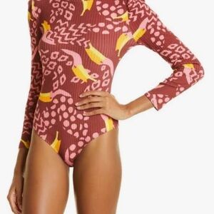 FARM Rio Multicolor Patterned Bodysuit